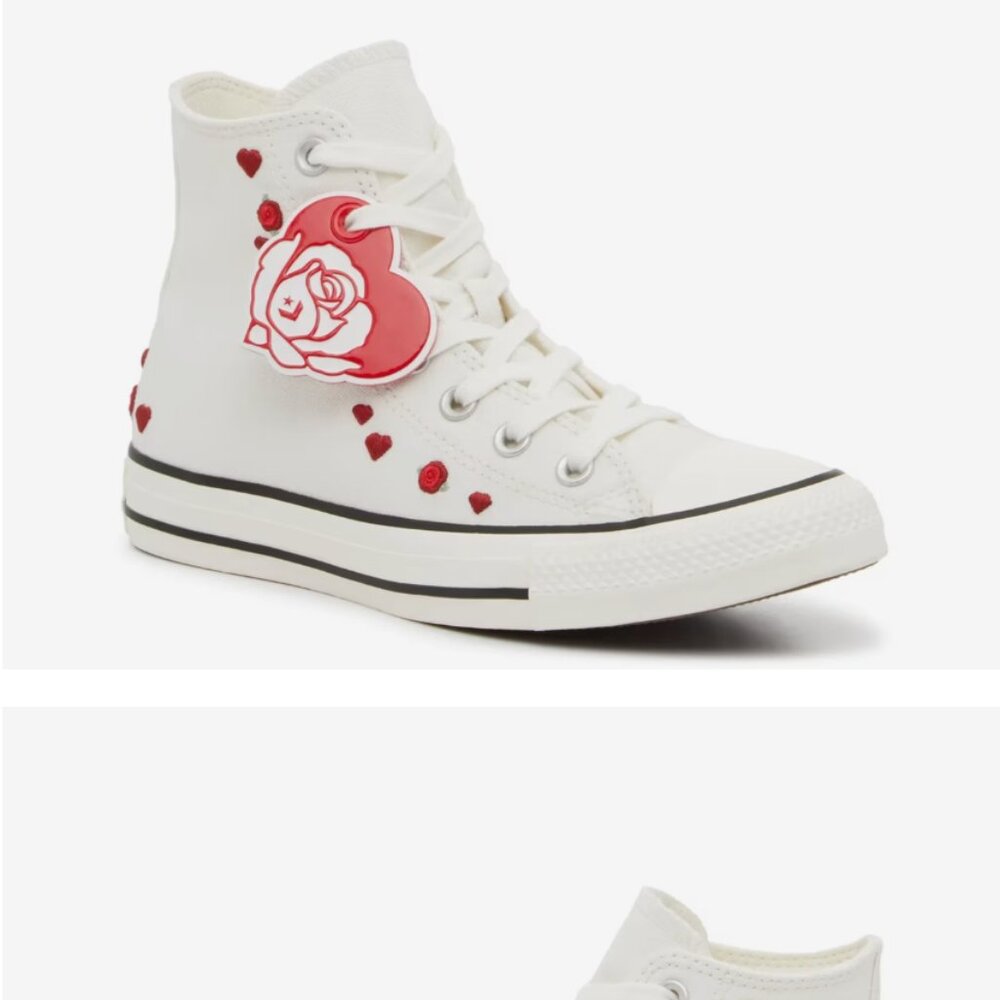 Converse Chuck Taylor All Star Heart & Rose High-Top Sneaker
